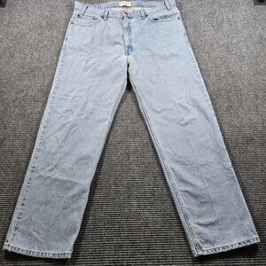 Levi Strauss Signature Jeans Men's 40x32 Blue Straight Relaxed Fit
